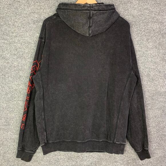 Authentic Corpse Husband Miss You I Am Corpse Pullover Acid Wash Black Hoodie L - Picture 2 of 10